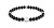 Armband mit schwarzen Onyxperlen Beads 2790609