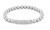 Bracciale da donna in acciaio con perline Metal Beads 2780934