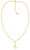 Elegante collana placcata oro con pendente 2780484