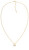 Elegantný pozlátený náhrdelník s kryštálom Layered 2780801
