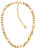Collana massiccia placcata in oro Contrast Link Chain 2780784
