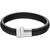 Bracciale moderno in pelle con chiusura in acciaio 2790375