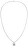 Minimalistische Halskette aus Stahl für Männer 2790543