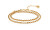 Modisches vergoldetes Doppelarmband 2780876