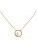 Módní pozlacený náhrdelník Vine Circle 2780585