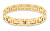 Bracciale da uomo placcato oro Geometric 2790567