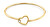 Festes vergoldetes Armband mit Herzen Minimal Hearts 2780755