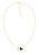Pôvabný pozlátený náhrdelník so srdiečkami Enamel Hearts 2780742