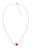 Slušivý oceľový náhrdelník so srdiečkami Enamel Hearts 2780746