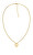 Collana di design placcata in oro Monogram Heart 2780918