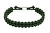 Grünes Paracord-Armband Braided 2790495