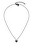 Romantický čierny náhrdelník TJ-0126-N-45