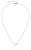Romantický oceľový náhrdelník Logomania Heart TJ-0525-N-45