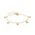 Trendy bracciale placcato oro con pendenti Coins TJ-0451-B-21