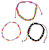 Set de brățări colorate pentru copii (3 buc)