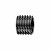 Schwarze Stahlperle für Armbänder BAS1046_3