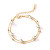 Bracciale doppio placcato oro con perle