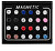 Moderná sada magnetických náušníc s farebnými kryštálmi (kôstky, mini brošňa)
