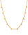 Modische vergoldete Halskette mit Perlen
