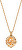 Multifunktionale vergoldete Halskette mit austauschbarer Mitte 132466J