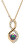Bezaubernde vergoldete Halskette mit Zirkonen PO/SP08340