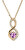 Okouzlující pozlacený náhrdelník s ametystem PO/SP08340AM