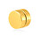 Orecchino singolo dorato magnetico 2in1 (bottone, mini spilla) VSE6018G-PET