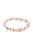 Bracciale di vere perle con orsacchiotto placcato in oro 1004042900