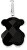 Silberner Teddybär-Anhänger mit Onyx Icon Color 015434500
