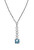 Elegante collana in argento con cristalli Shine A4668-10HG