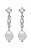 Orecchini in argento con cristalli e perla barocca Purpose A4656-07HT