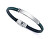 Elegantes zweifarbiges Armband aus Kunstleder Eco 75344P01016