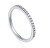 Elegante anello in argento con zirconi chiari Clasica 9118A014