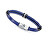 Bracciale in silicone blu da uomo Magnum 14128P01013