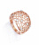 Trblietavý oceľový prsteň so zirkónmi Chic 75040A01