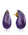 Úchvatné náušnice s ametystem Tear Drop Chic 14198E01019