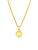 Krásny pozlátený náhrdelník Kvetina Riterra Gold