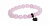 Romantico braccialetto con perline in quarzo rosa