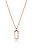 Collana di design placcata in oro rosa VN1098R (catena, ciondolo)