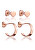 Set fashion di orecchini placcati in oro rosa  VS1123R