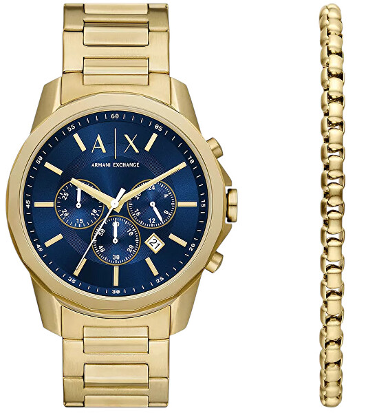Dárkový set Banks Chronograph + náramek AX7151SET