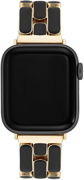 Ocelový tah pro Apple Watch 38/40/41 mm - Gold/Black WK/1048GPBK38