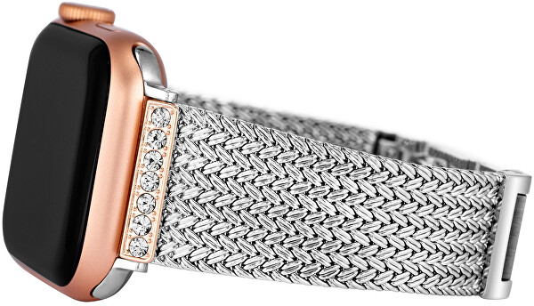 Milánský tah pro Apple Watch 38/40/41 mm - Silver WK/1014RGTT
