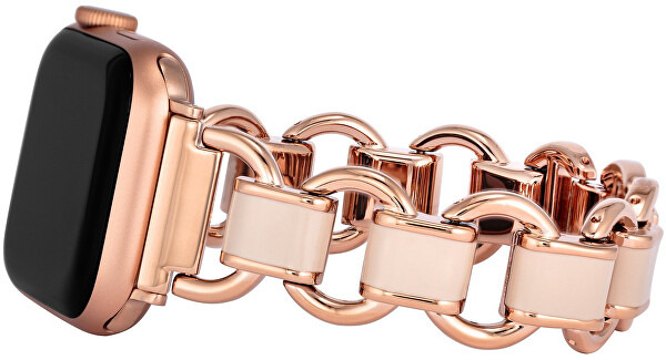 Ocelový tah pro Apple Watch 38/40/41 mm - Rosegold WK/1020RGBH