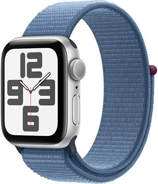 Apple Watch SE (2023) GPS 40mm športový prevliekací remienok ľadovo modrý