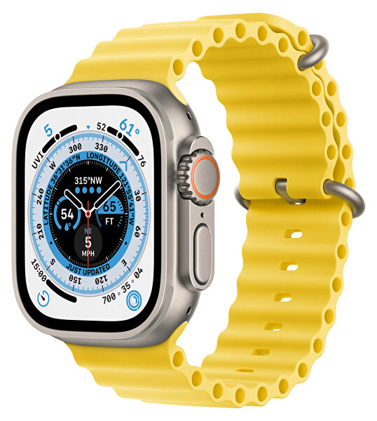 Apple Watch Ultra Cellular 49mm Titan, Yellow Ocean