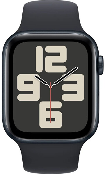 Apple Watch SE (2023) GPS 44mm Sport Cinturino in silicone inchiostro scuro S/M