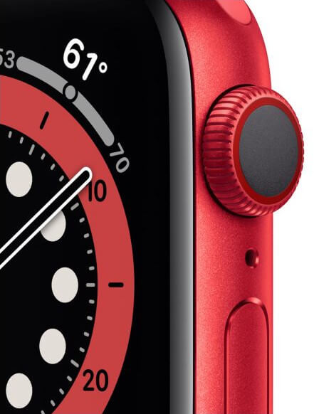 Apple Watch Series 6 GPS + Cellular, 40mm (PRODUCT)RED Aluminium Case with (PRODUCT)RED Sport Band - Regular