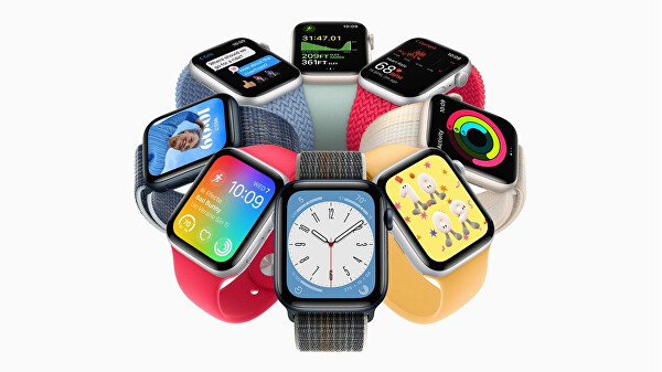 Apple Watch Series 8 GPS + Cellular 45mm Midnight, Midnight Sport