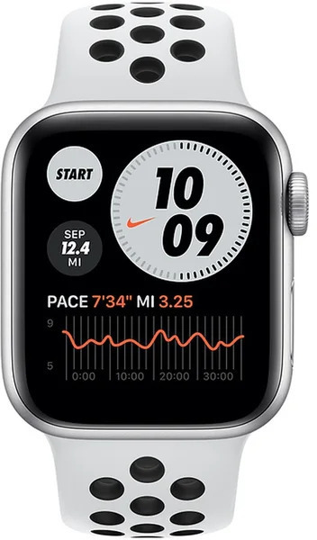 APPLE WATCH NIKE Series 6 GPS+Cellular 44mm Silver Aluminium Case  Platinum/Blk £395.00 - PicClick UK